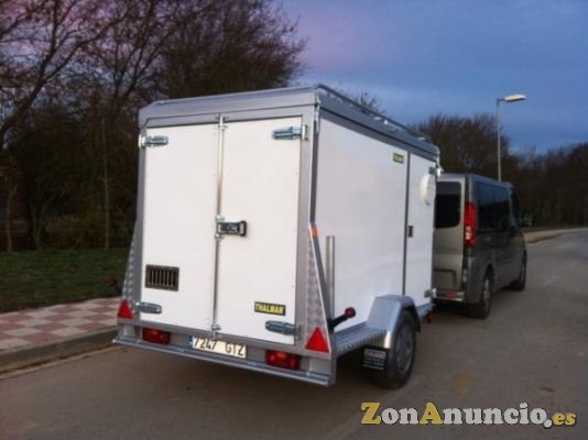 Remolque cerrado carrozado en aluminio.Thalman Quality